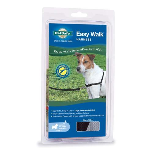 PetSafe Dog Harness Easy Walk Black Silver Small