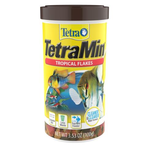 Tetra Fish Food TetraMin Tropical Flakes 3.53oz