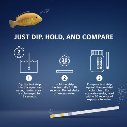 Aqueon Aquarium 7 in 1 Test Strips 50ct.