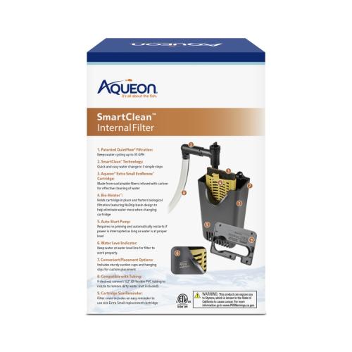 Aqueon QuietFlow Internal Filter with SmartClean XSmall