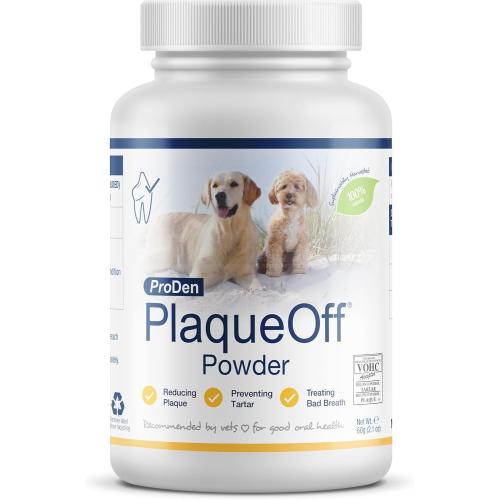 PlaqueOff Dog Dental Powder 60g