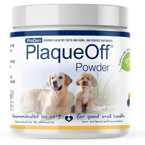 PlaqueOff Dog Dental Powder 180g
