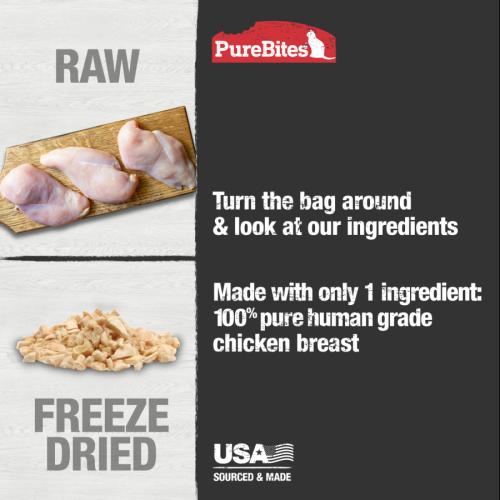 PureBites Cat Treat Freeze-Dried Chicken Breast 1.09oz