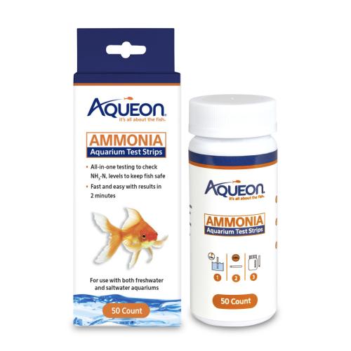 Aqueon Aquarium Supply Ammonia Test Strips 50 ct.