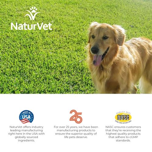 NaturVet Dog Supplement GrassSaver Peanut Butter Biscuits 11.1oz