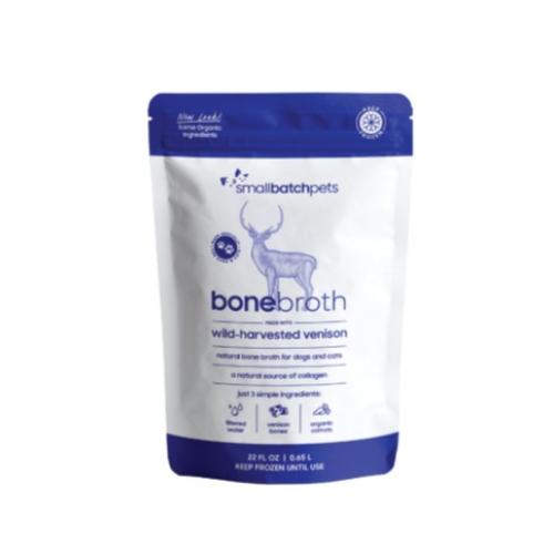 Smallbatch Frozen Organic Venison Bone Broth 22oz