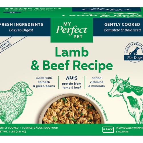 My Perfect Pet Frozen Dog Lamb & Beef Recipe 4#