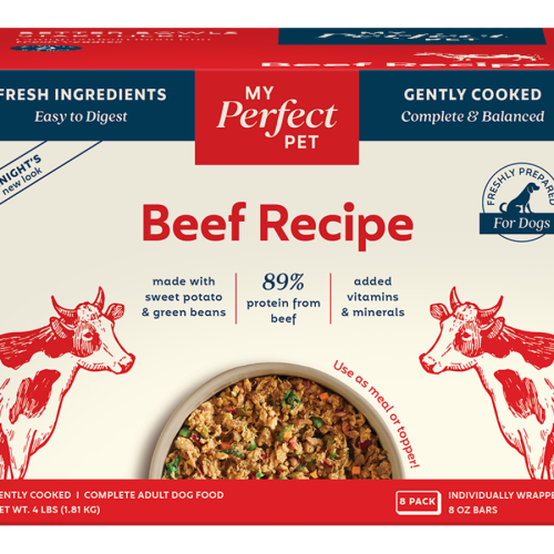 My Perfect Pet Frozen Dog Beef Recipe Knight's 4#