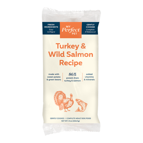My Perfect Pet Frozen Dog Turkey and Wild Salmon Recipe Hunter's Bulk Box 15#