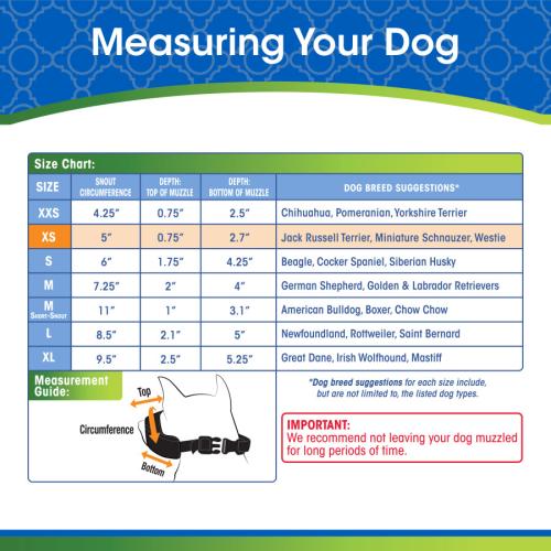 Four Paws Dog Supply Quick Fit Muzzle XSmall
