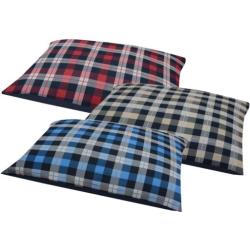Aspen Pet Bed Rectangle Pillow Plaid Assorted 27