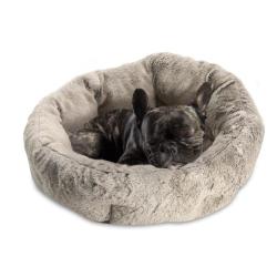 Arlee Sheba Pet Bed Quilted Round Brown 15
