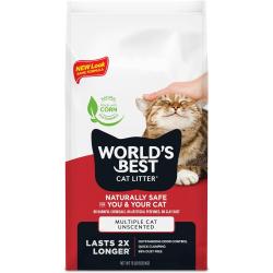 World's Best Cat Litter Multiple Cat Unscented Cat Litter 15#