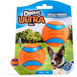 Chuckit! Dog Toy Ultra Ball Small 2pk