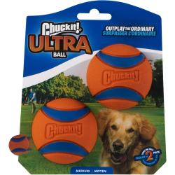 Chuckit! Dog Toy Ultra Ball Medium 2pk