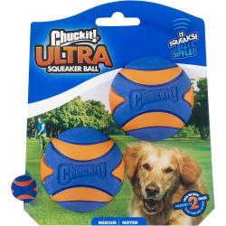 Chuckit! Dog Toy Ultra Squeaker Ball Medium 2pk