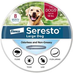 Seresto Dog Flea & Tick Collar Over 18# 8 mo. Protection 1ct