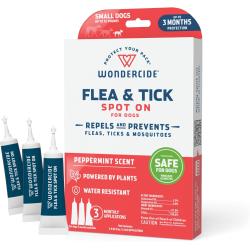 Wondercide Flea & Tick Topical Treatment Small Dog 3pk