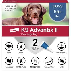 K9 Advantix II Flea & Tick Treatment XLarge Dog Over