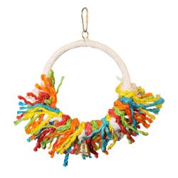 A&E Bird Toy Preening Rope Swing Large