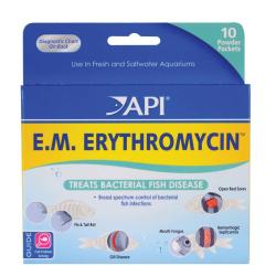 API Fish Med E.M. Erythromycin Powder 10pk