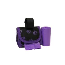 Five Star Pet Poop Bag Dispenser Purple Paws