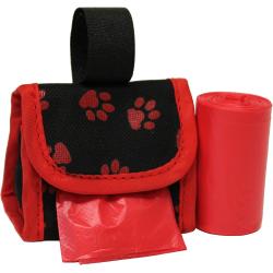 Five Star Pet Poop Bag Dispenser Red Paws
