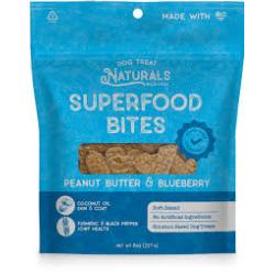 Dog Treat Naturals Dog Treat Peanut Butter & Blueberry 8oz