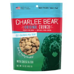 Charlee Bear Dog Treat Original Cheese Egg 16oz