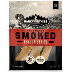 Barkworthies Dog Treat Smoked Tendon Strips 3ct.