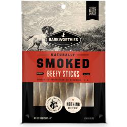 Barkworthies Dog Treat Smoked Beefy Sticks 6