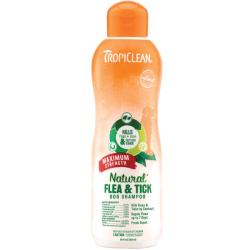 TropiClean Dog Shampoo Maximum Strength Flea & Tick 20oz