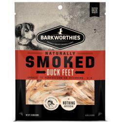 Barkworthies Dog Treat Smoked Duck Feet 10ct.