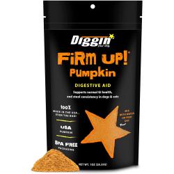 Diggin Your Dog Pet Supplement Firm Up Pumpkin 1oz