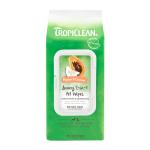 Tropiclean Pet Grooming Wipes 2-In-1 Papaya Coconut 100 Count