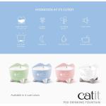 Catit PIXI Cat Fountain Light Pink 67.5 fl oz