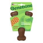 Benebone Dog Toy Peanut Butter Wishbone Small