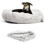 Best Friends Pet Bed and Blanket Bundle Shag Frost 23