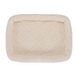Furhaven Dog Bed Bolster Bolster Crate Cream SM