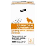 Elanco Dog Med Tapeworm Dewormer 5ct