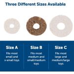 Petsafe Dot Treat Busy Buddy Rings Peanut Butter Size A Small