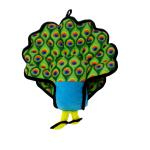 Tuffy Dog Toy Peacock 14"