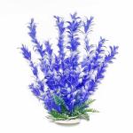 Aquatop Aquarium Decor Bacopa Plant Blue/White 9