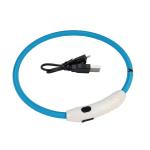 Coastal Dog Collar Light Up Blue 16
