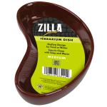 Zilla Reptile Terrarium Dish Ceramic Kidney Medum