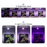 Hygger Aquarium Supply Nano Clip-On LED Light 9W