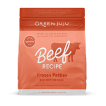 Green Juju Frozen Dog Cat Raw Beef Patties 6#