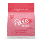 Green Juju Frozen Dog Cat Raw Pork Patties 6#