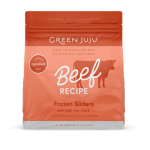 Green Juju Frozen Dog Cat Raw Beef Sliders 3#