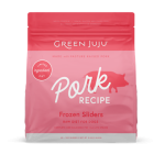 Green Juju Frozen Dog Cat Raw Pork Sliders 3#